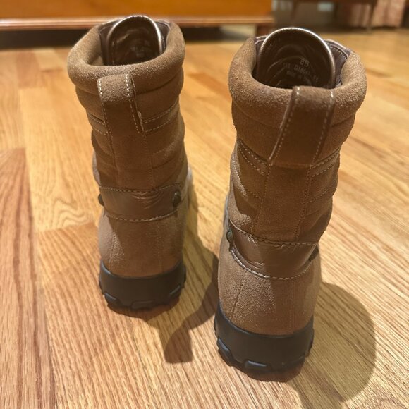 COLE HAAN Ankle Boots 8 B in Brown Suede Zip - Picture 2 of 5